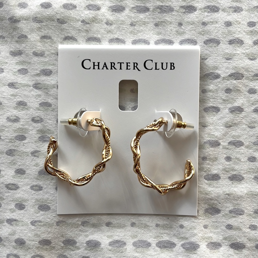 Charter Club Hoop Earrings